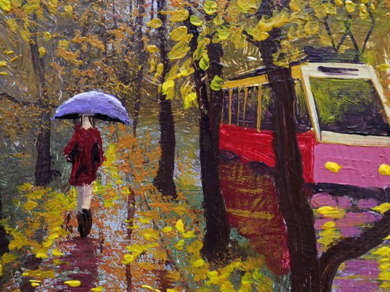 Under the autumn rain
