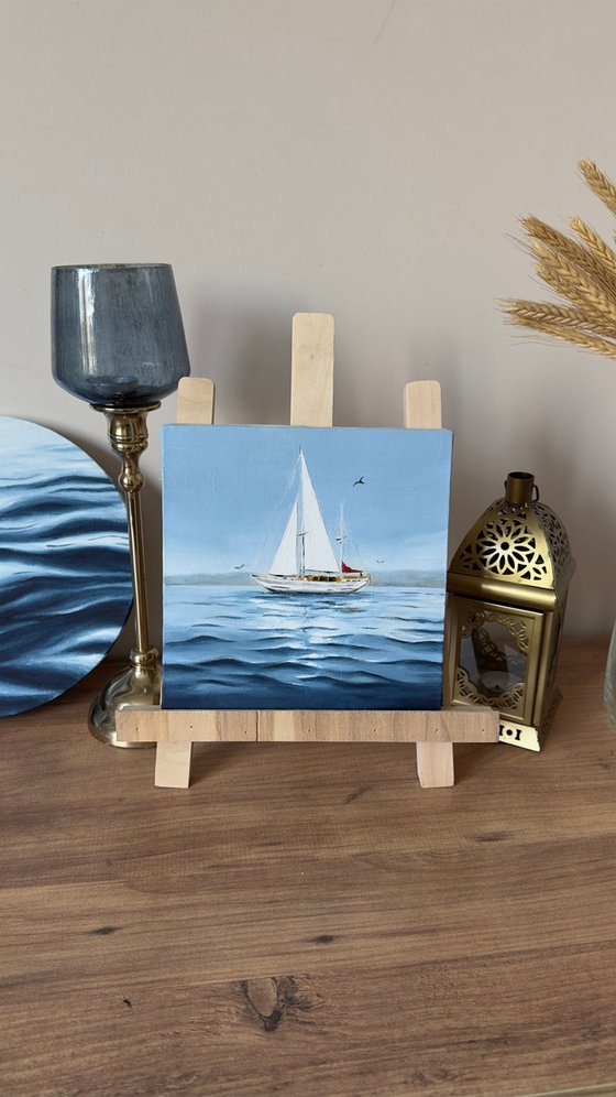 Sailing into the Quiet Blue