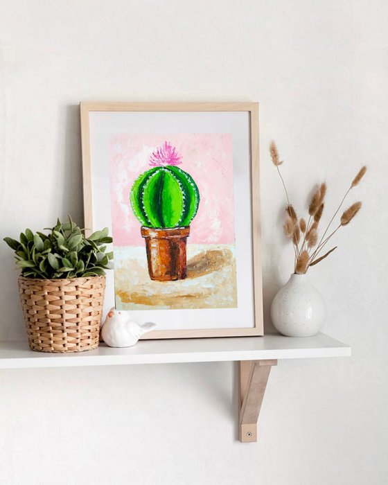 Still life with cactus № 2