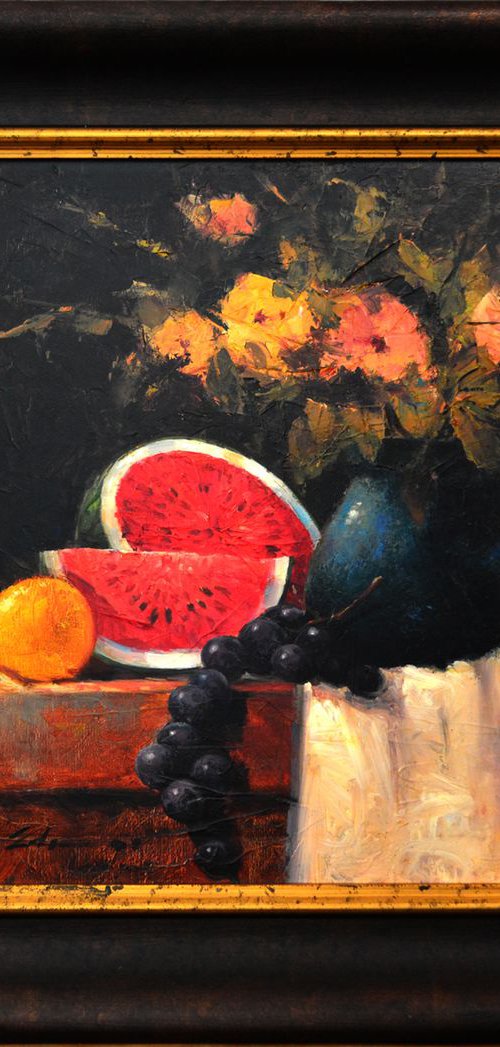 Watermelon and Oranges by Kanayo Ede
