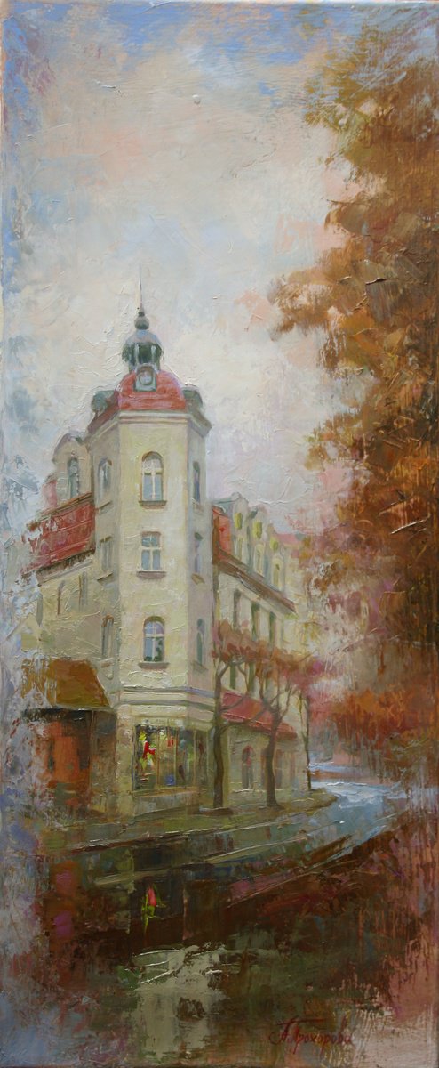 Alexandr Dobrodiy | Original Oil Painting | Autumn Motif 1 | 25 X 60Cm | Artwork For Sale On Artfinder