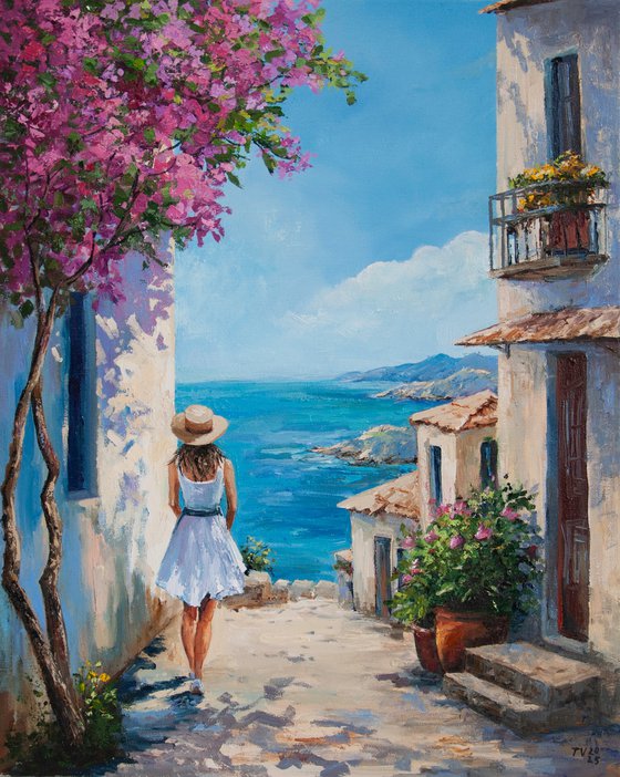 Girl and sea