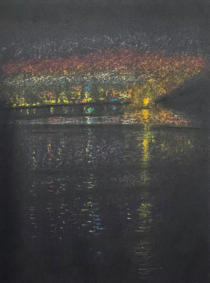 Misty Evening Colours by David Lloyd