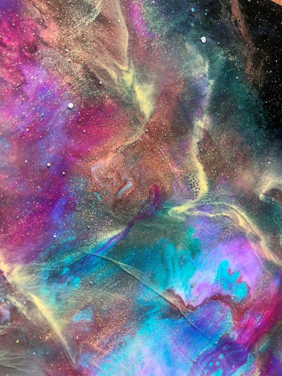 Luminquill Nebula (a quadtych)