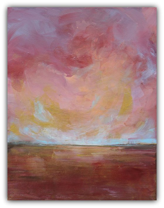 Sunburst - Contemporary Landscape Painting