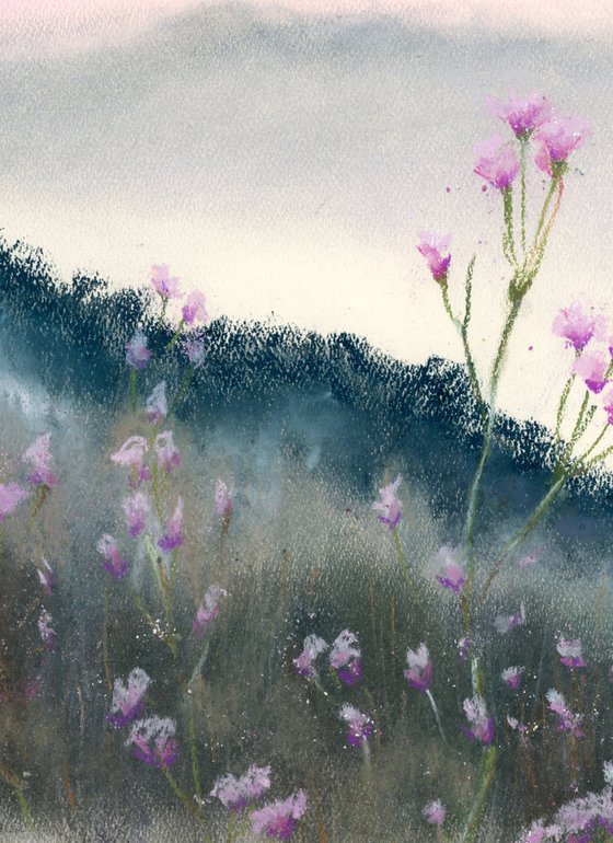 Wildflowers (pastel)