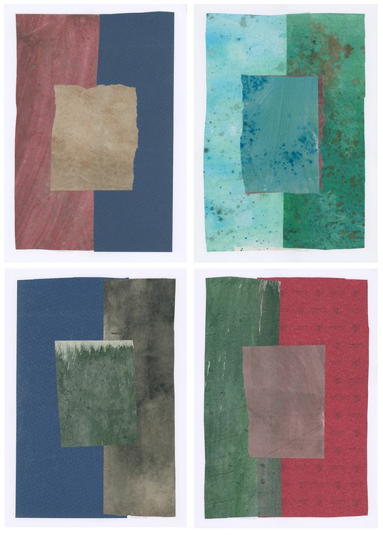 Geometric abstract wall art