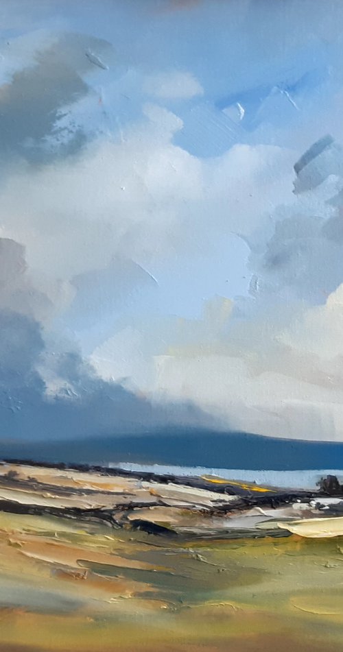 Looking toward Snowdonia from Anglesey by Steve Keenan