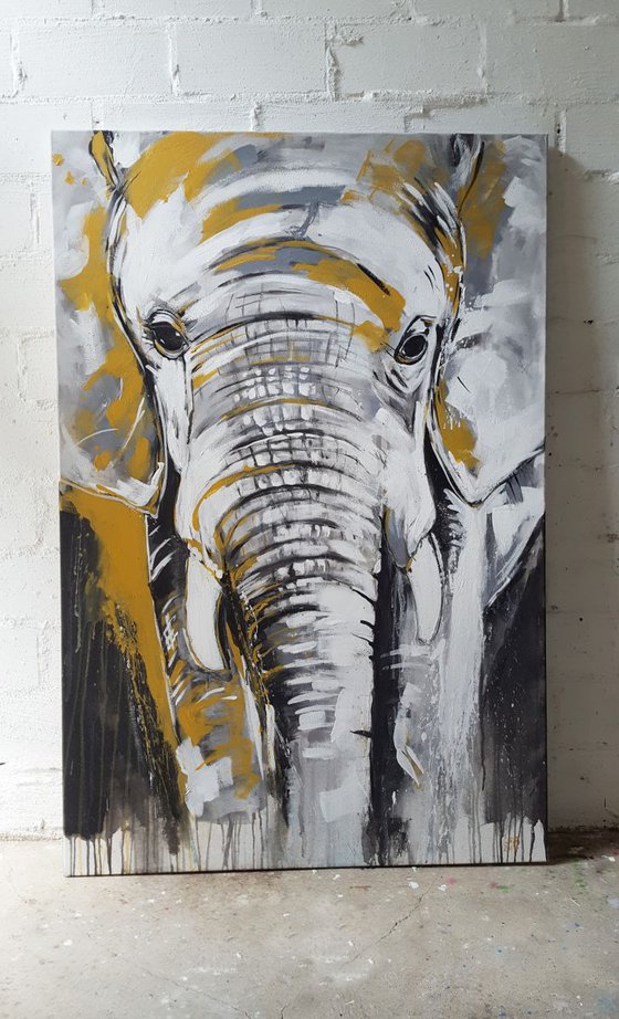 Elephant #2 - 80 x 120 cm
