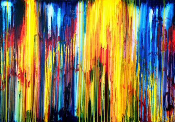 100 x 70 cm | Large Abstract | The Emotional Creation #253