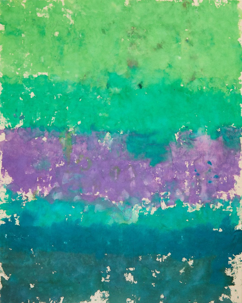 Abstract Acrylic Painting By Simon Findlay, 63 X 79", Wrapped Rocks 2, Original Artwork