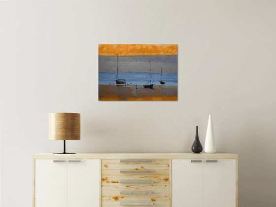 Orange& seascape