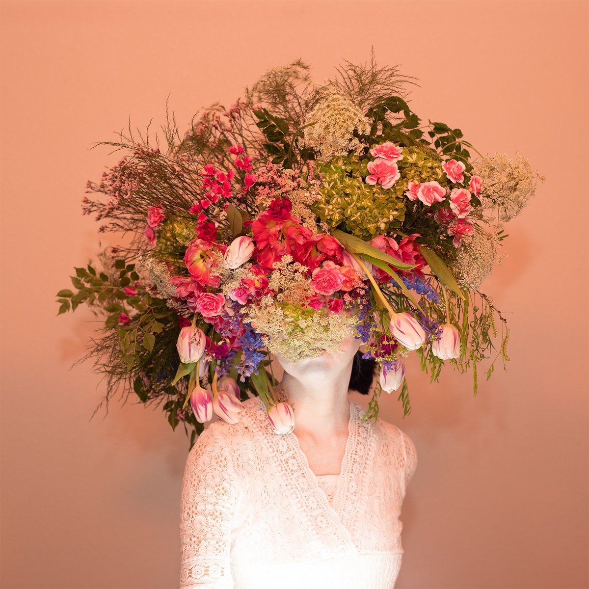 Surrealistic Botanical Photograph By Ziesook You, 20 X 20", Scent Of Texas 04072023, Original Artwork