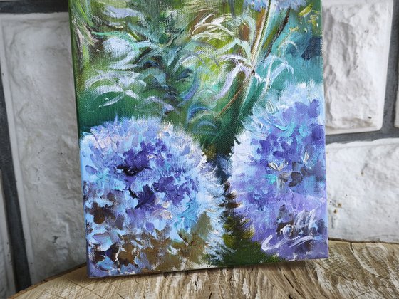 Blooming Onion oil art