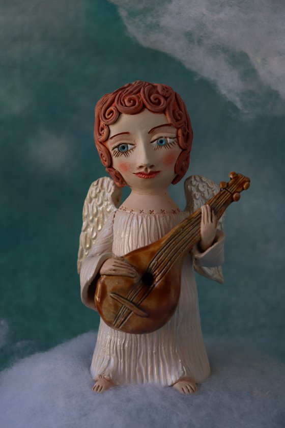 Song of the angels. OOAK sculpture.