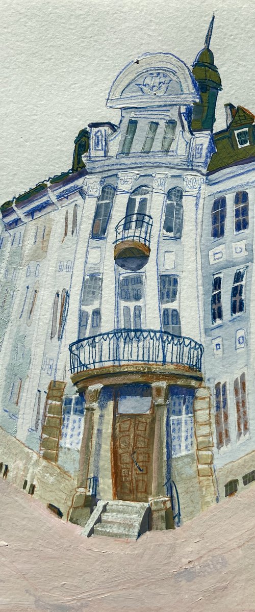 Tallinn cityscape #4 by Anastasia Mazur-Skrobova