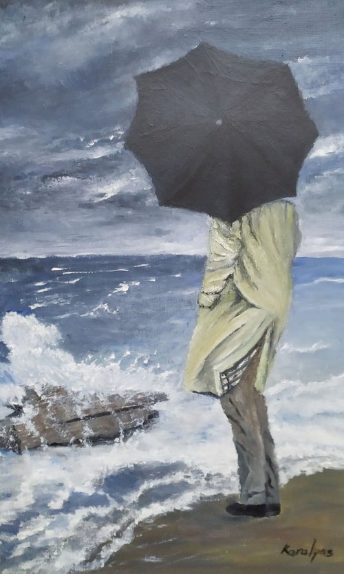 A man and the sea by Maria Karalyos