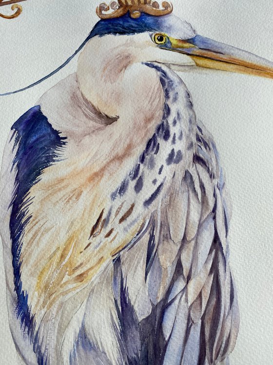 Heron & Golden Chandelier 2