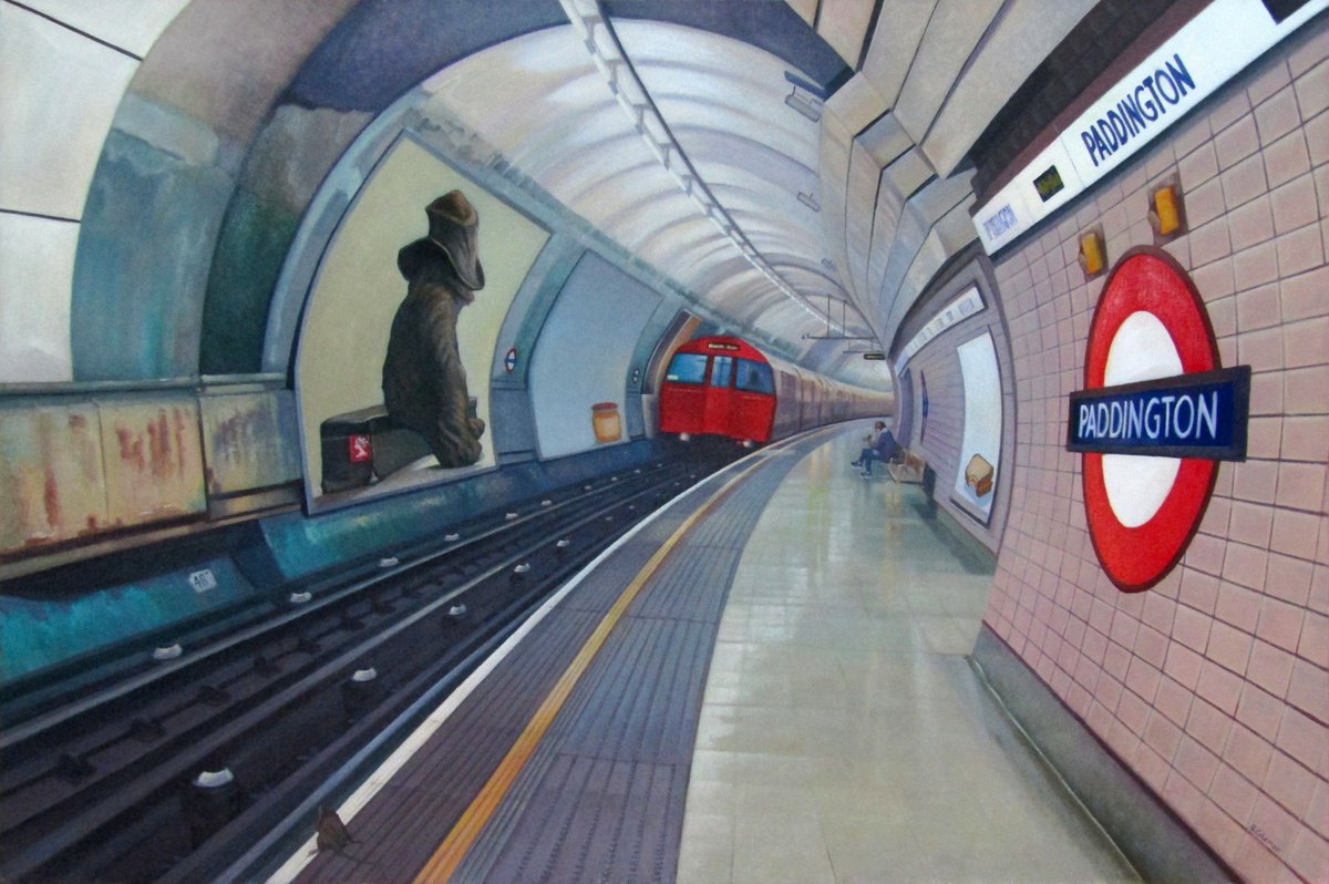 Cityscapes Oil Painting By Rebecca Coleman, 34 X 24", Paddington 3, Original Artwork