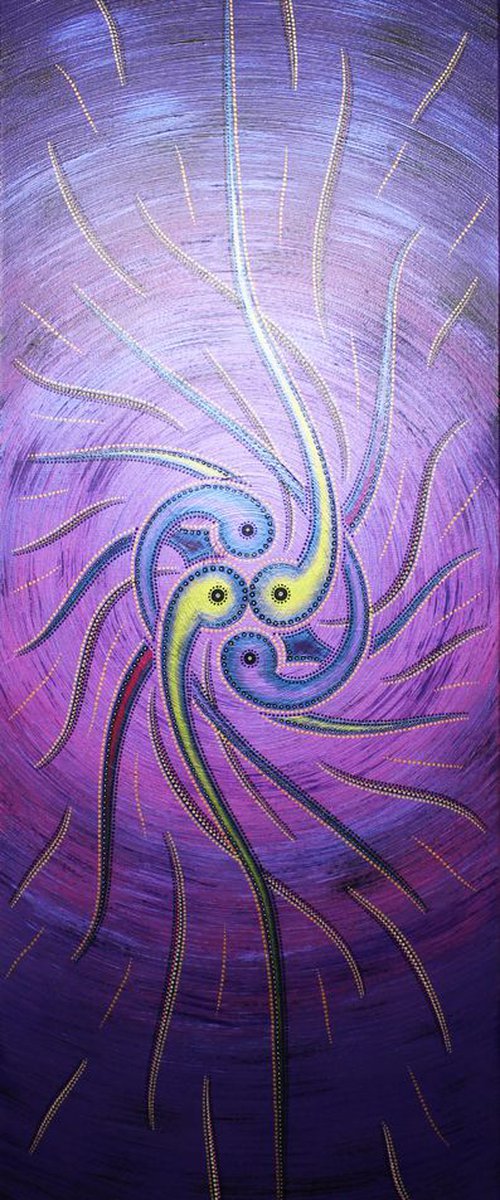 Sense of purplish movement by Jonathan Pradillon