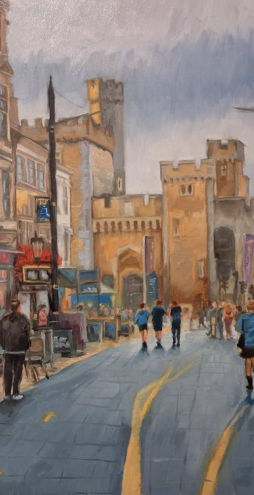 High Street City Life 2 (Cardiff High Street) by Steffan Johnson