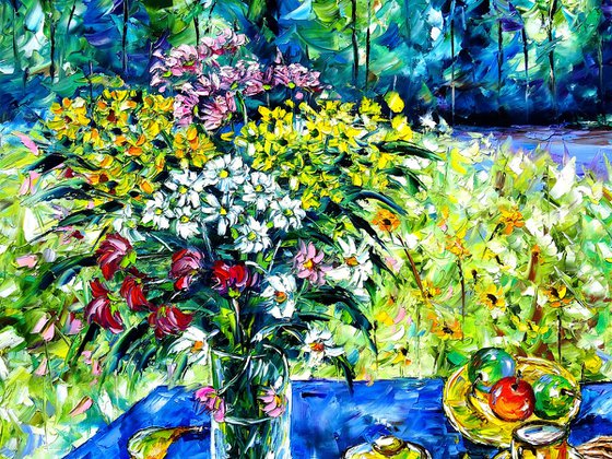 The Woman at the Garden Table