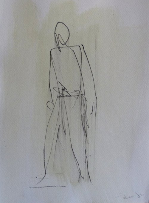 Human Figure 1, 24x32 cm - AF exclusive by Frederic Belaubre