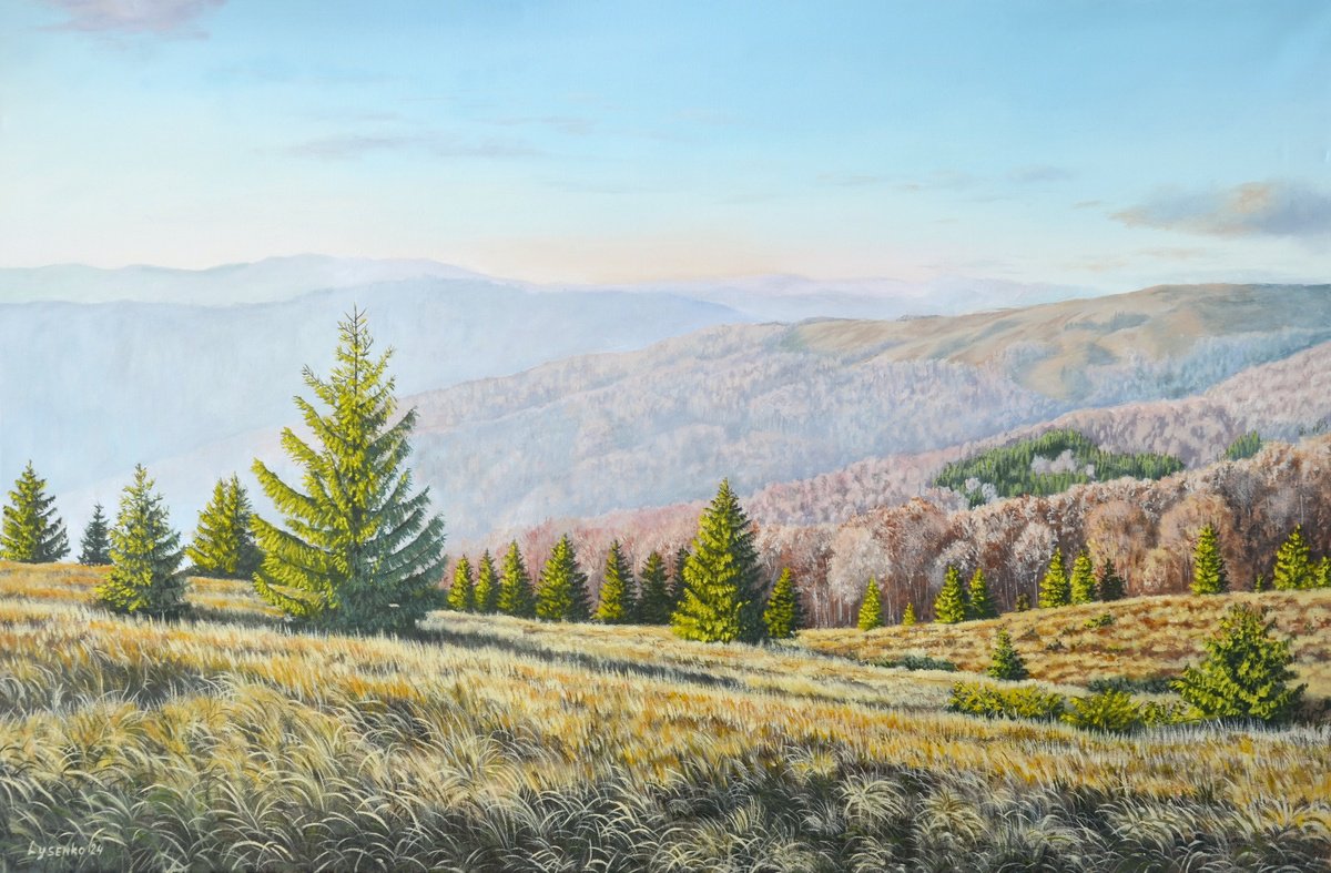 Photorealistic Oil Painting , Where The Wind Greets The Sun By Andrii Lysenko, 36 X 24, Artwork For Sale On Artfinder