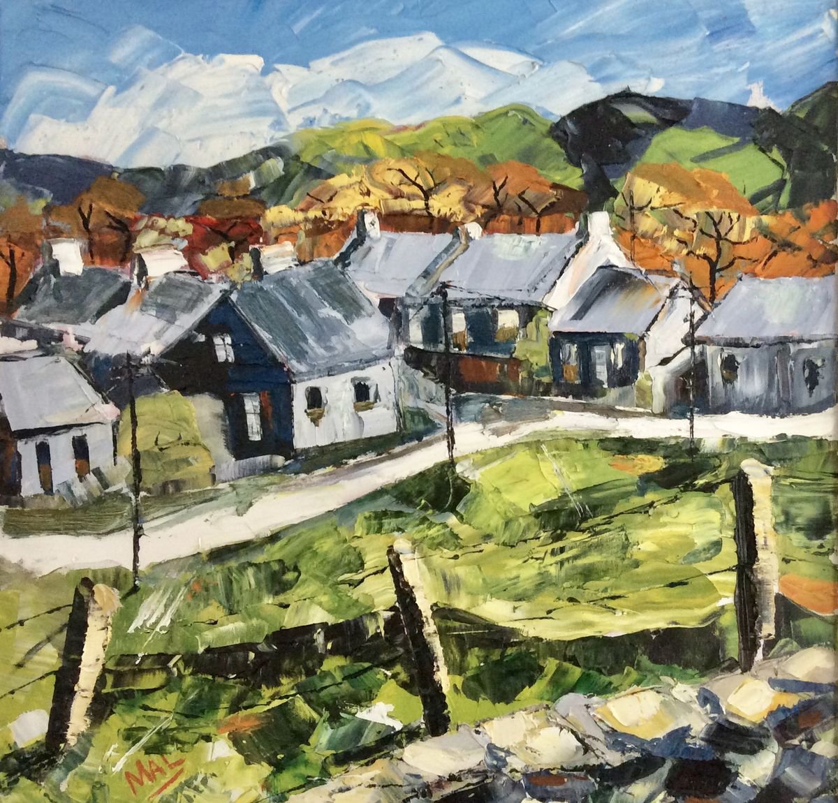 Dolwyddlan Village, Snowdonia by Marilyn Rhind
