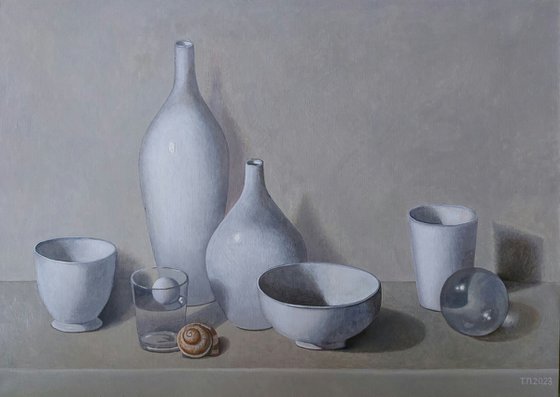 White still life