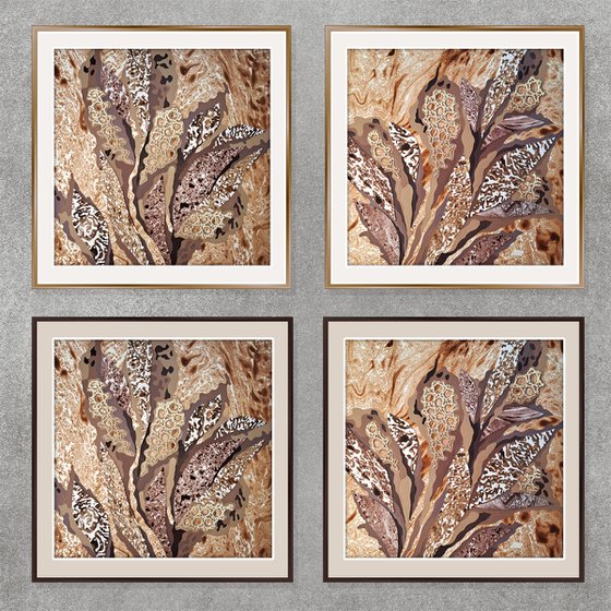 Set of 2 «Lace Dreamscape»