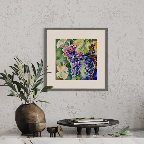 Vivid Grapes