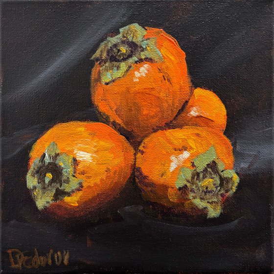 Orange Glow on Dark