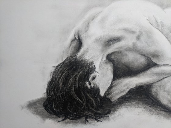 Charcoal Nude study.