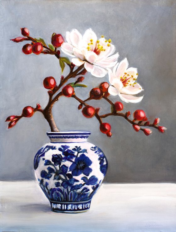 Still Life With Chinese Vase