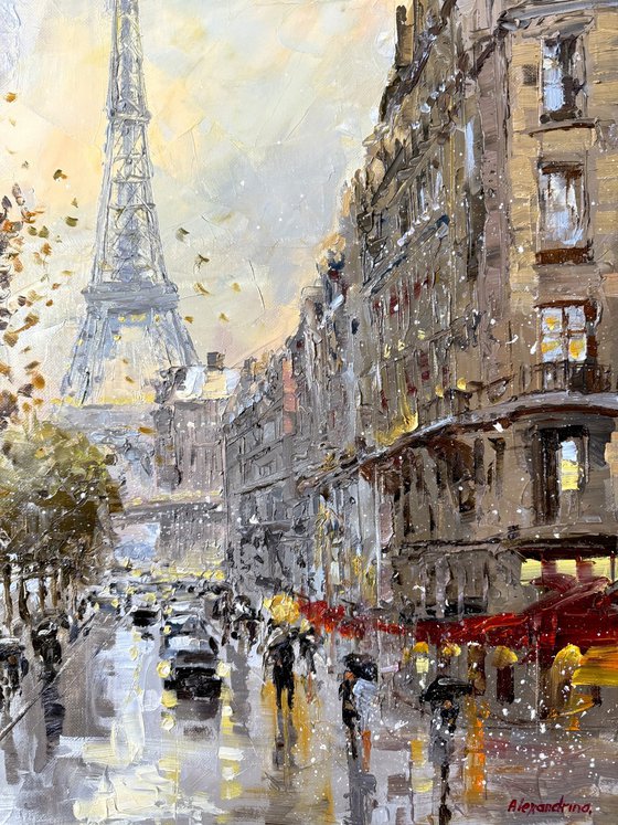 Paris. City lights.