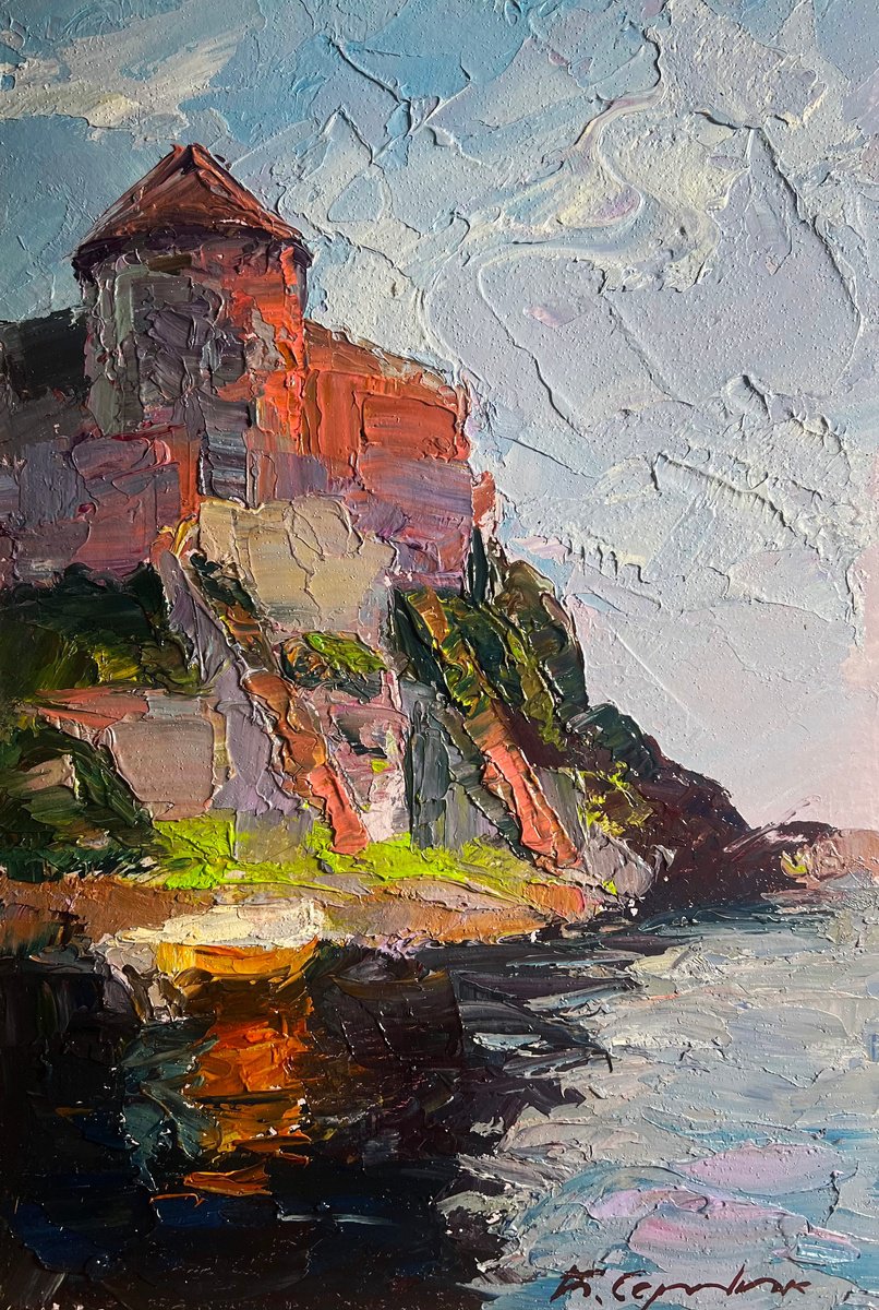 Fortress By The Sea By Boris Serdyuk, 8 X 12, Artwork For Sale On Artfinder