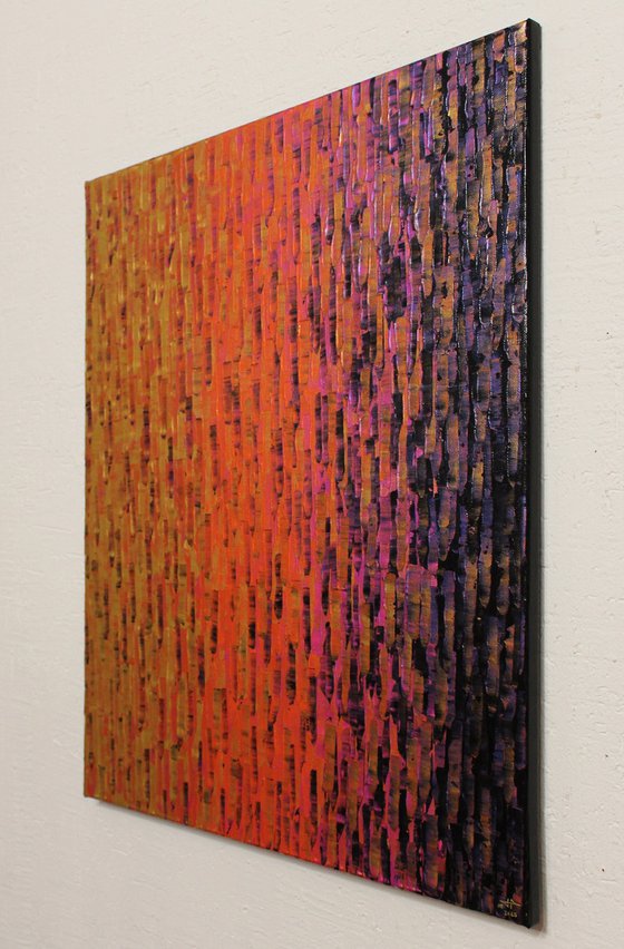 Gold orange pink gradient