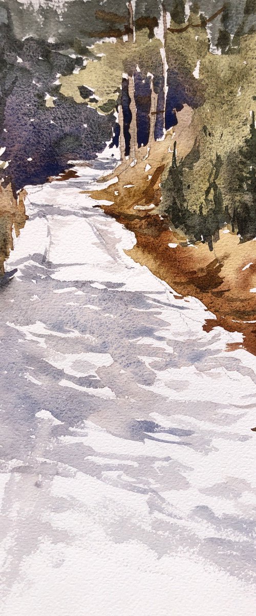 Watercolor 53 by Olga Beloborodova