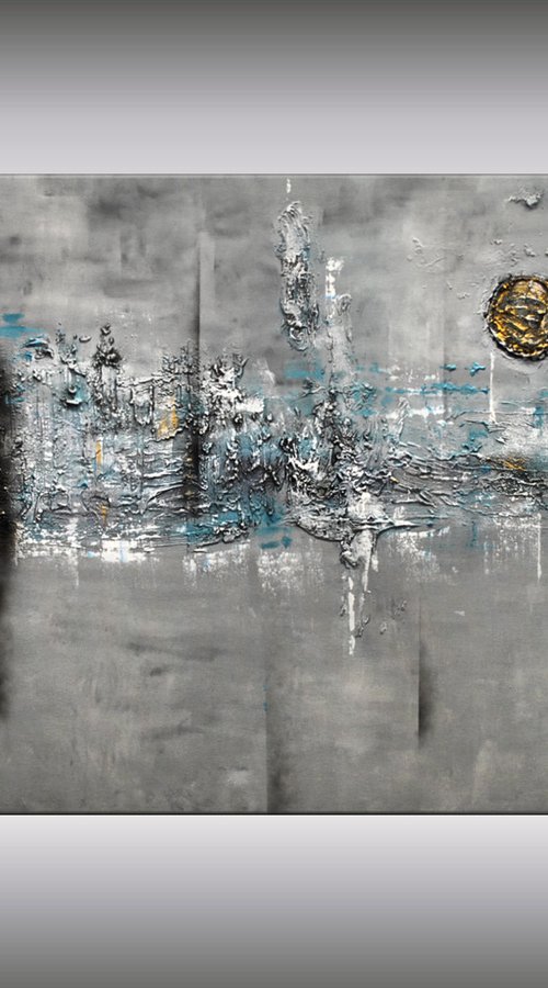 Beneath the Sun  - Abstract Art - Acrylic Painting - Canvas Art - Abstract Painting - Industrial Art - Statement Painting by Edelgard Schroer