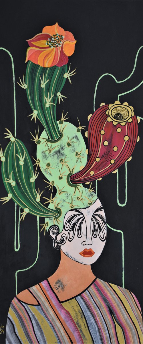 Blooming alone by Diana Rosa
