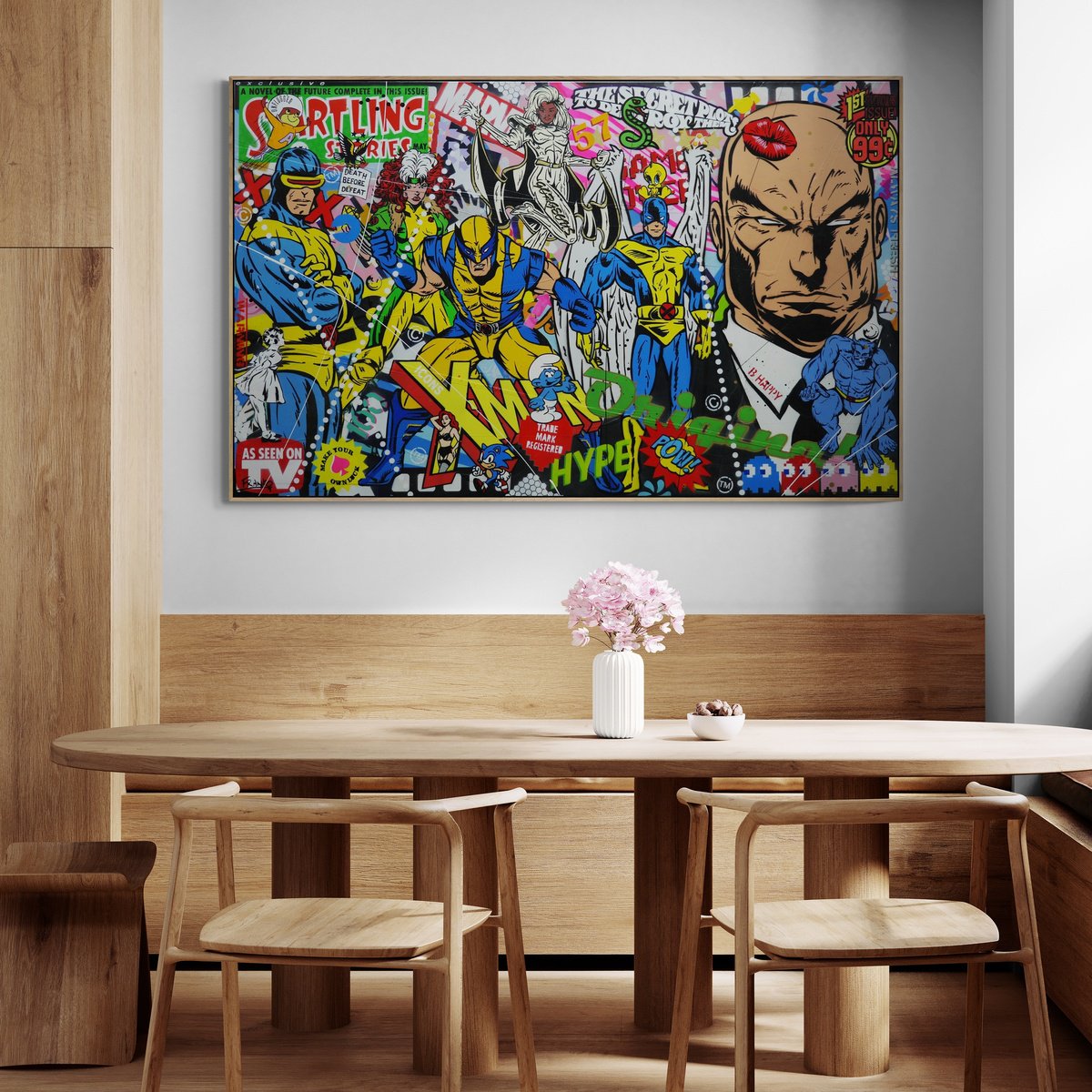 Urban And Pop Painting , X Marks The Spot By Franko, 63 X 39, Artwork For Sale On Artfinder