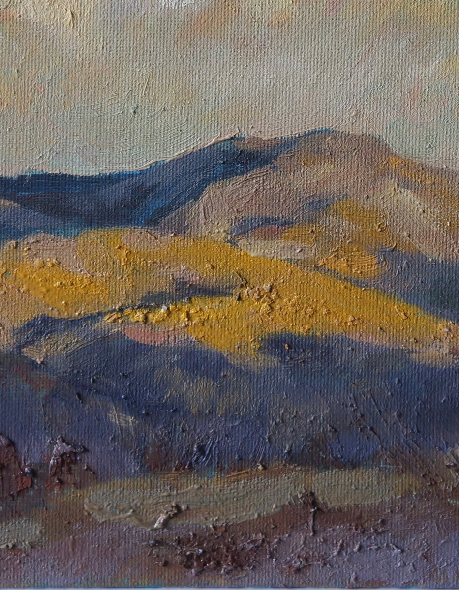 Hills On The Outskirts Of London By Jixiang Dong, 8 X 10, Artwork For Sale On Artfinder