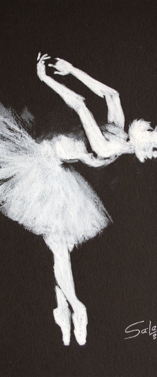 Ballet Dancer II /  ORIGINAL PAINTING by Salana Art Gallery