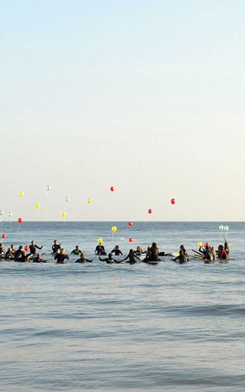 SURFER'S CELEBRATION by Andrew Lever