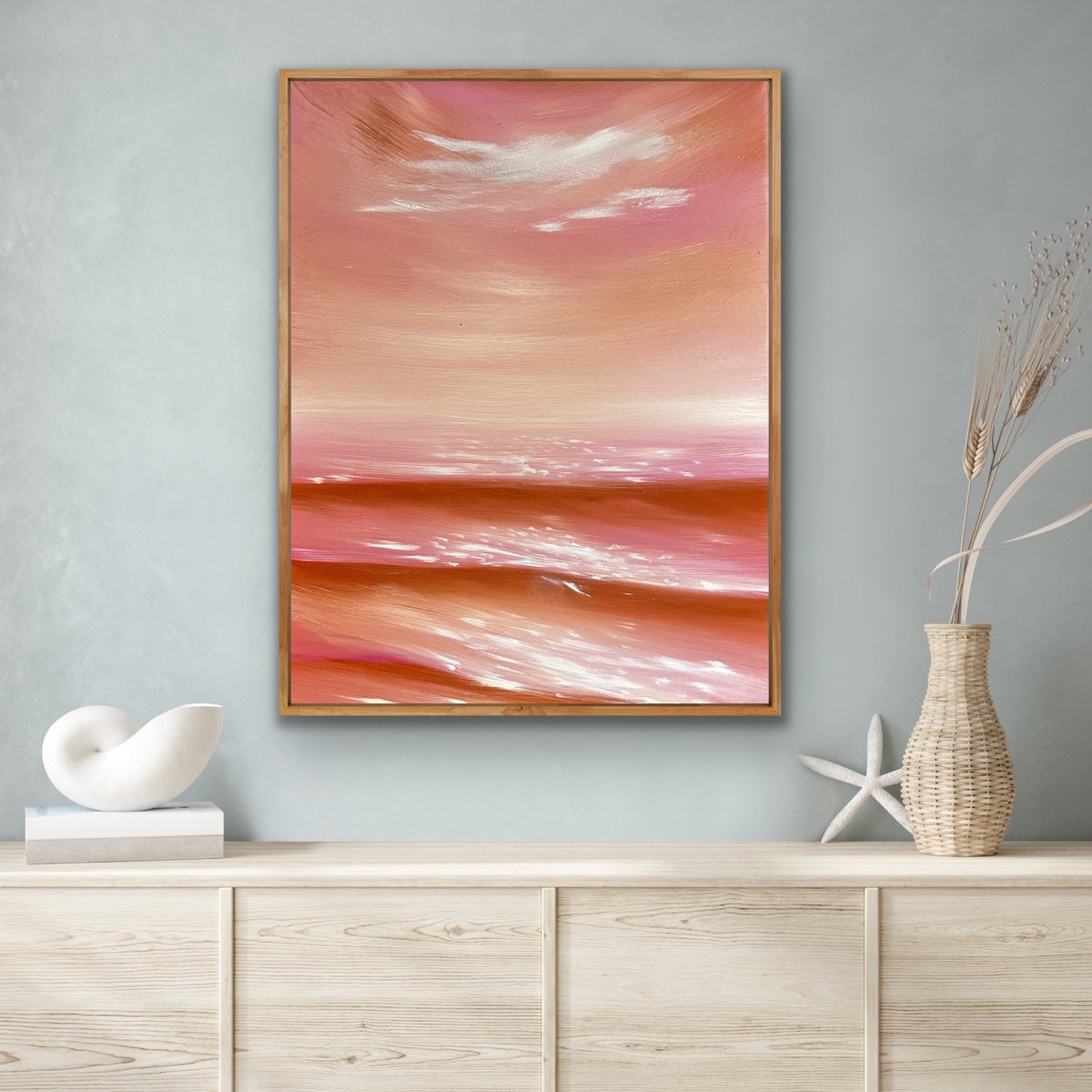 Impressionistic Landscape Oil Painting By Alanah Jarvis, 13 X 17, Golden Times, Original Artwork