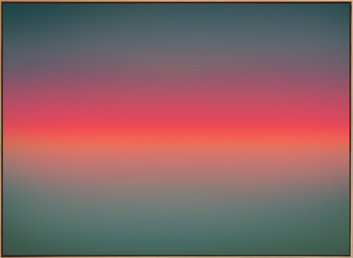 Expressive Landscape Acrylic Painting By Jonas Peres, 71 X 51, Fall Ballad, Study 1, Original Artwork