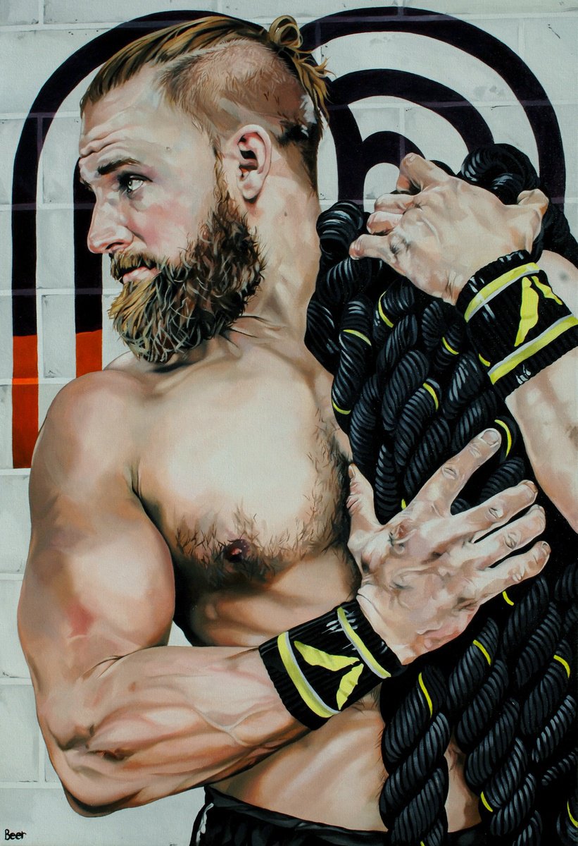 Expressive Portrait Oil Painting By Jo Beer, 24 X 35, More Core, Original Artwork