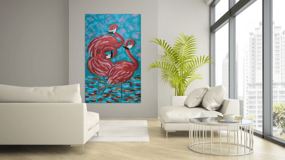 Flamingo Trio