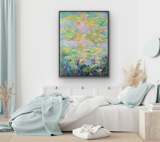 Songs of the Sea! Water Lily pond painting